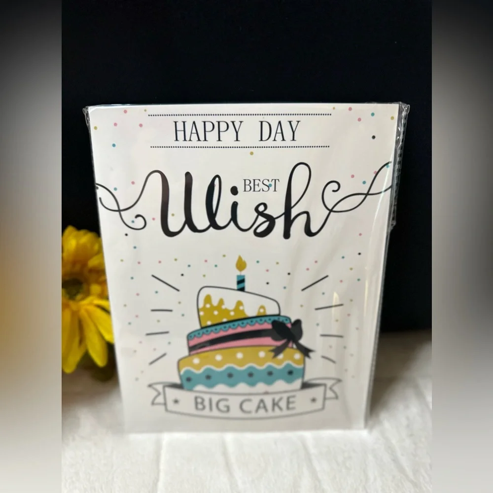 New Suntop Crafts Black “Twenty One” Cake Topper 🍾🎉🎂